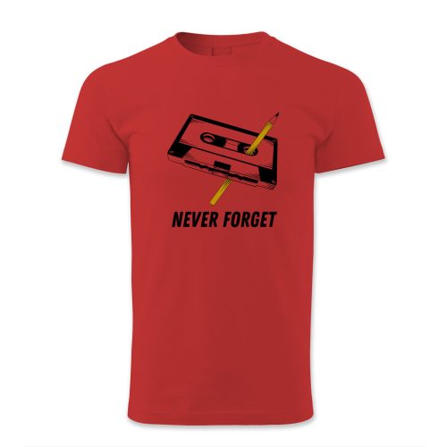 Never forget, kazetta, ceruza