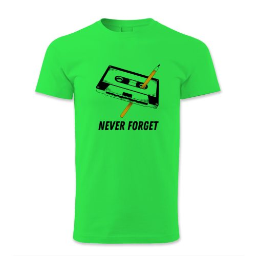 Never forget, kazetta, ceruza