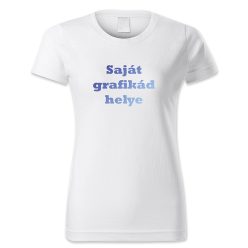 Egyedi feliratos női póló