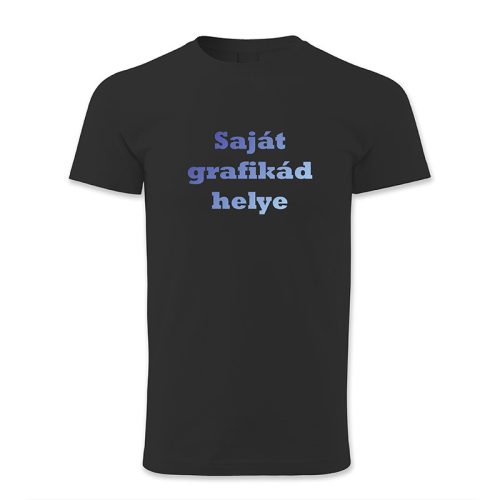 Egyedi feliratos férfi póló