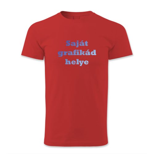Egyedi feliratos férfi póló