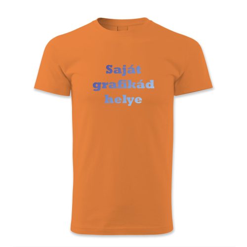 Egyedi feliratos férfi póló