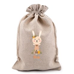 Barna nyuszifiú, húsvéti zsák