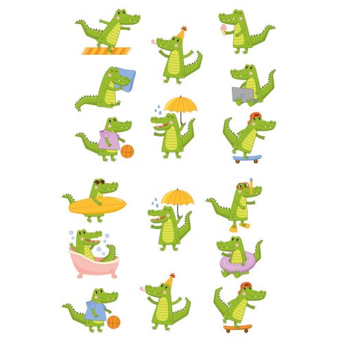 Kroki krokodilok, Ideiglenes tetoválás