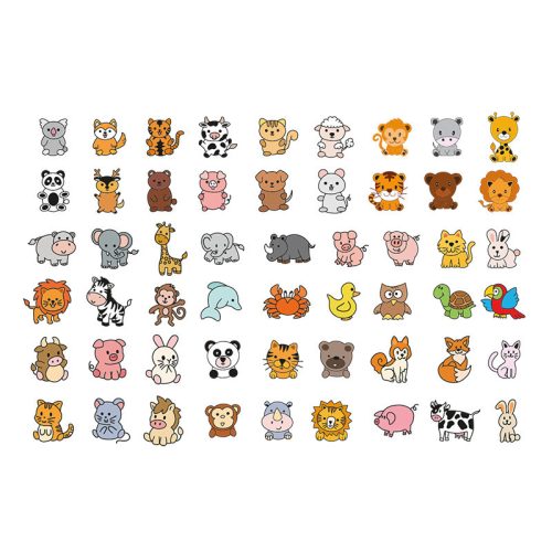 Színes kicsi állatok, sok fajta, Ideiglenes tetoválás