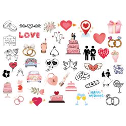 Színes ábrák, esküvőre, Ideiglenes tetoválás