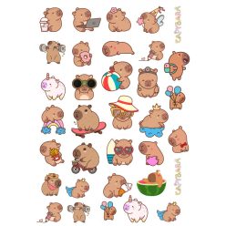 CAPYBARA figurák, Ideiglenes tetoválás